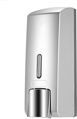 Decdeal 300ml Dispenser di Sapone a parete,semplice manuale della bottiglia del dispenser del sapone Toilette mano shampoo liquido doccia macchina alimentatore del sapone liquido