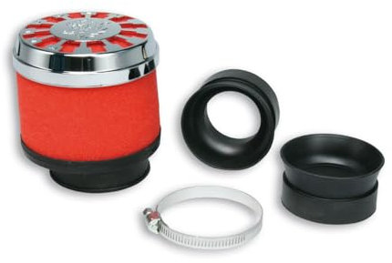 MALOSSI 0413528 Filtro Aria RED FILTER E13 D. 42/50/60 Dritto, Compatibile con Carburatori Dell'Orto, Mikuni, Keihin