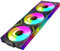 Jungle Leopard Spleißen Typ ARGB PC Lüfter Dreifach-Pack,Daisy Chain Lüfter 120mm Lüfter(V2,Black)