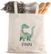 kleinebuchstaben Kinder-Beutel Stoffbeutel Dinosaurier Dino Wunschname Stofftasche Tasche personalisiert als Sporttasche, Wechselwäsche, Schule, Kindergarten (Dino 05)