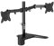GRIFEMA Two Monitor Stand for 13-32'' LED/LCD Inch, Support 2 Monitors, Monitor Arm Height Adjustable, Tilt, Rotate, Rotate, Cable Management, up to 10 kg, VESA 75/100 mm