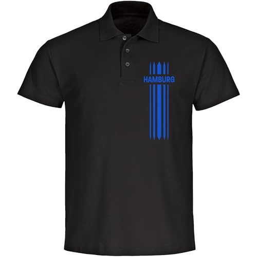 multifanshop Poloshirt - Hamburg - Streifen