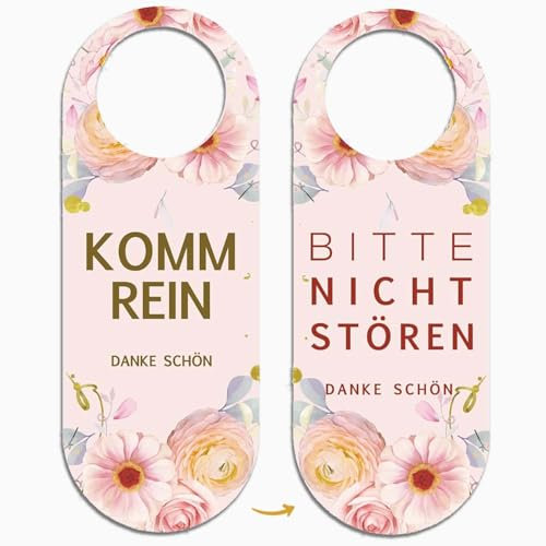 Bitte nicht stören Schild, Türschild bitte nicht stören, beidseitiger Druck, geeignet für Bürotüren, Schlafzimmertüren usw, Muttertagsgeschenk, kleines Geschenk für Mama, Mutter Tochter Geschenk