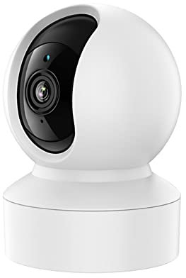 Muuoeou 2MP Tuya Smart Wireless Mini-IP-Kamera Cloud-Speicher 1080P HD WiFi InnenüBerwachung Nachtsichtmonitor EU-Stecker