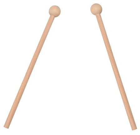 2 Stück Xylophon Schlägel,19 CM Holzschlägel,Percussion Klangstab,Glockenspiel Klanghölzer,Rhythmus Sticks Trommelstöcke für Xylophon,Holzblock Glocken Yoga Anfänger Erwachsene Kinder