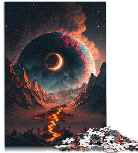 2000-teiliges Puzzle für Erwachsene „Beyond The Horizon“, Puzzlespiel, Wanddekoration, einzigartige Geburtstags, 27,56 x 39,37 Zoll