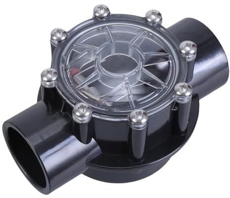 Stabile Rückschlagventile aus ABS-Materialien, 180 Grad, transparenter Deckel sorgt für effizienten Wasserfluss in Pools und Duschen, den täglichen Gebrauch