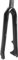 20451 Fibra Di Carbonio BMX Forcelle Rigide 1-1/8 Tubo Dritto Forcelle Anteriori for Bici Pieghevoli Freno A Disco Forcella for Bici 9 X 100 Mm Sgancio Rapido Forcella Anteriore Rigida(Gloss Black)
