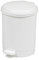 Chabrias Ltd 20 Litre White Waste Bin With Removable Liner, Recycling Bin, Commercial Utility Waste, Pedal Bin, Indoor Bins For Kitchen, White Bin, Office Bin (White, 20 Litre)