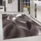 HomebyHome Teppich Wohnzimmer 80x150 cm Läufer Flurteppich Küche Braun Moderne Abstrakt Design - Esszimmer und Schlafzimmer Teppich Kurzflor Teppich Extra Weich Pflegeleicht - Carpet Living Room