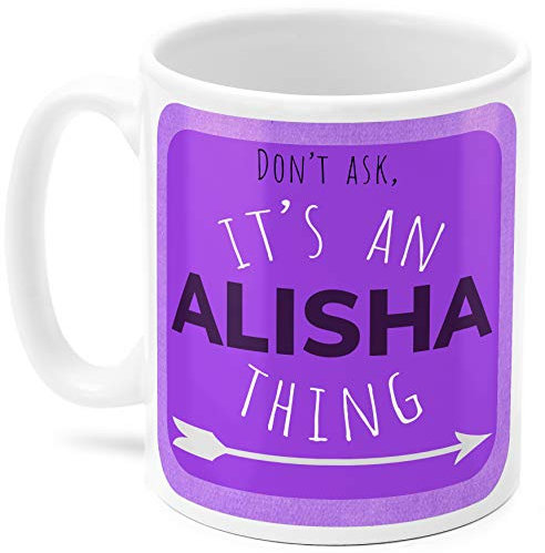 Alisha's Mug, Cup, It's an Alisha Thing, (Purple)