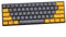 KEEZSHOP Keycaps, 61 Keycaps Backlight Zweifarbig Mechanische Tastatur PBT Tastenkappe für GH60 / RK61 / ALT61 / Annie/Keyboard Poker Keys
