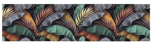 REDS Alfombra PRINTY - Alfombra de habitacion Antideslizante para Entrada, Cocina, Dormitorio, baño - Lavable en Lavadora - 50x160 cm