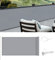 Cool Area Pantalla PES para Balcón Jardín Protección de Privacidad Opaca,Protección UV,Resistente al Viento,con Ataduras de Cables,90x600 cm,Gris