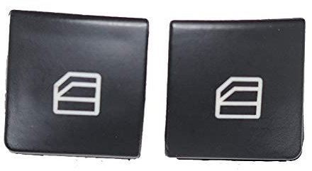 2 stücke Fensterschalter Abdeckung Fensterheber Taste Schalter Konsole Abdeckkappen Für Mercedes Benz C-Klasse W204 S204 W212 A207 C207 S212