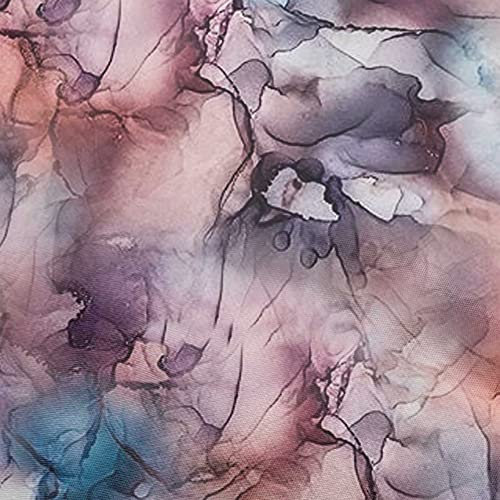 oneOone Baumwoll Flex Stoff In Staubiger Rose, Abstrakte Florale Bastelprojekte, Dekostoff, Bedruckte Meterware, 40 Zoll Breit