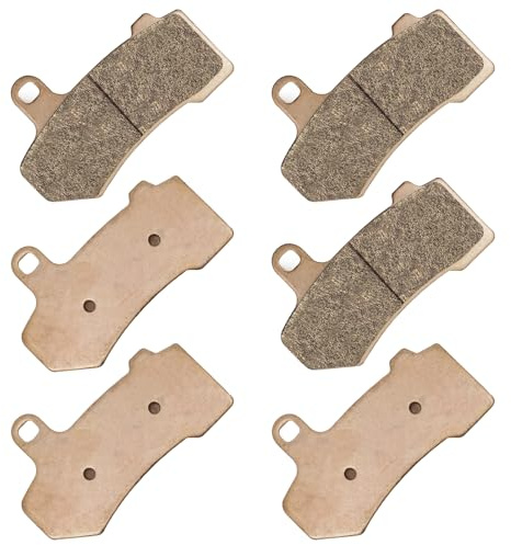3 Sets Front Rear Brake Pads Sintered for Harley Davidson Road King Road Glide Street Glide Electra Glide 2008-2020 Ultra Limited 2014-2020 Street Rod Night Rod V-Rod Tri Glide