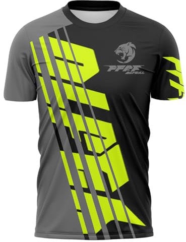MTB Trikot,Herren Radtrikot Fahrradtrikot Kurze, Motocross | MX MTB Mountainbike,Shirt Downhill Fahrrad Jersey Schnelltrocknend (Grau,4XL)