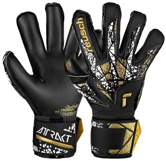 Reusch Attrakt Gold X Evolution Cut Finger Support Torwarthandschuhe für Erwachsene mit Evolution Cut und Fingerschutz