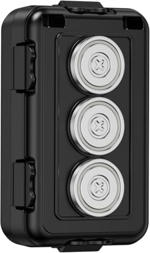 Magnetic Key Box,Magnetic Key Holder Under car,Magnetic Key Cabinets,Car Key Holder,Hide a Key Magnetic Holder,Waterproof Magnetic Key Hider Outdoor (Classic, STANDARD)