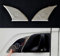 Mabi Automotive Parts Scania 3D-Chrom-Spiegel, V8 Edelstahl, Türgriff-Platten, Dekorationen, Scania-Serie, LKW, R, P, G, T, Euro 3, 4, 5, 6, 2 Stück
