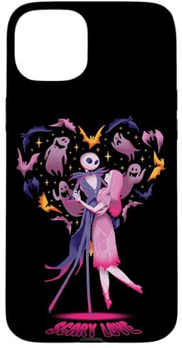 iPhone 15 Plus Disney The Nightmare Before Christmas Jack Sally Scary Love Case