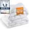 KNERST® Bettdecke 155x220 cm – 4-Jahreszeiten Decke für Jede Saison – kombinierbare Ganzjahresdecke mit Sommer- & Winter – Steppdecke waschbar & allergikergeeignet