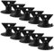 Luxshiny 10 Pcs Changeur D'ampoule Ventouse Outil De Retrait D'ampoule Extracteur D'ampoule Tête De Changeur De Lampe Gu10 Pour Mini Feux De Piste Halogènes Et Hotte De Cuisine Noir