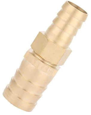SIXRUN Réducteur de Barbe en Laiton, Connecteur de Raccord de Tuyau, 19-19mm et 19-25mm, Adaptateur de Menuisier, 2 Pièces