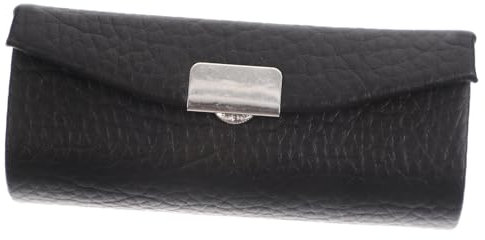 HAPINARY Lippenstift-Etui Aus Leder Mit Spiegel - Kompaktes Und Elegantes Lippenpflegemittel Etui Praktischer Halter Für Lipgloss Und Lippenbalsam Organisator Für Make up Aufbewahrung