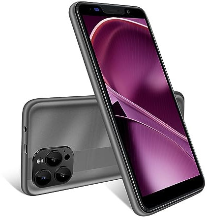 Xgody Android-Telefon, 5,5 Zoll (14,9 cm), günstig, 1 GB + 16 GB, 128 GB, erweiterbar, Quad Core Android 9, 2500 mAh, Kamera 5 MP + 5 MP, Dual-SIM, Face ID 3G (schwarz)