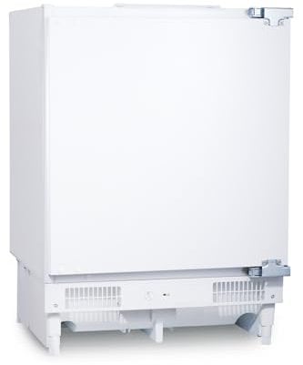 Haden 102L Under Counter Freezer - 3 Compartments – Perfect Built In Solution for Small Kitchens, Mini Freezer with Table Top Flexibility and Reversible Door for Easy Installation