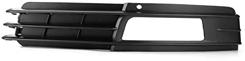 QRMZJF 1 Paar Auto-Nebelscheinwerfer, Kühlergrill-Abdeckung, vordere untere Stoßstange, Nebelscheinwerfer-Grill-Set, for Audi, for A6 C6 4F Limousine, for Avant 2008–2011, Außenteile Nebelscheinwerfer