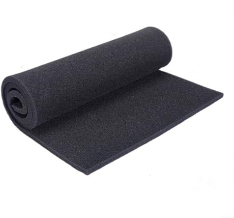 EpheyFIF Filtro de aire de esponja de espuma de carbono, reemplazo de filtro de aire acondicionado, almohadilla de filtro de espuma de filtro de aire RV lavable reutilizable para aire acondicionado de