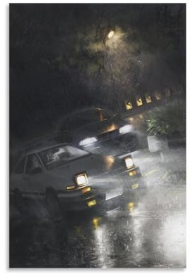 LNLEXTAR JDM Ae86 Art Poster Poster Dekorative Malerei Leinwand Wandkunst Wohnzimmer Poster Schlafzimmer Malerei,Wandkunst Bilddruck Moderne Familienzimmer Dekor 08x12inch(20x30cm)