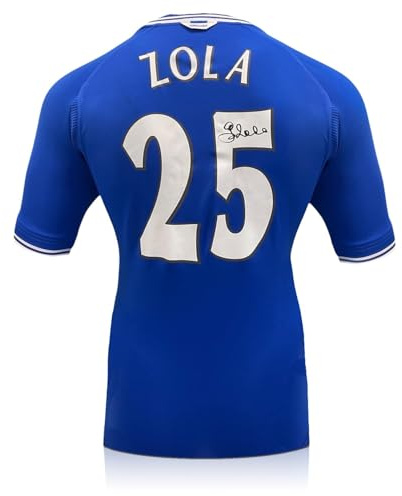 Exclusive Memorabilia Gianfranco Zola Signed Chelsea 2000 Football Shirt