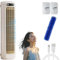 2025 Coldeez Cooling Ace,coldeez kühlkönig, Portable Air Conditioning Cooling Fan Quiet, with 3 Speeds and LED Touch Screen for Küche, Schlafzimmer, Wohnzimmer (Beige)