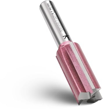 WOBLLMX Fraise à rainurer à 3 lames - Tige de 8 mm - Diamètre : 18 mm - Longueur de travail : 30 mm - En métal dur professionnel - Fraise à rainurer standard pour bois, plaque de densité - Accessoires
