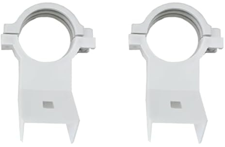 Agwuoetr 2X Support LNB Bande KU pour Antennes Paraboliques, Support en Plastique de 20 mm, Résistant Aux Intempéries, pour Plusieurs Tailles D'Antennes Paraboliques.