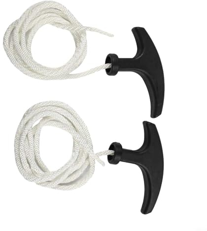 Zilimontt Confezione da 2 pulegge di avviamento a strappo da 950 mm con impugnatura ergonomica per mini moto da 49 cc, quad e tosaerba, resistente all'usura, per esterni