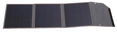 Sxhlseller 100W Foldable Solar Panel Charger with PWM Controller, Portable Monocrystalline Silicon Array for 12V Batteries, USB A, Type C, and DC5521 Output Ports