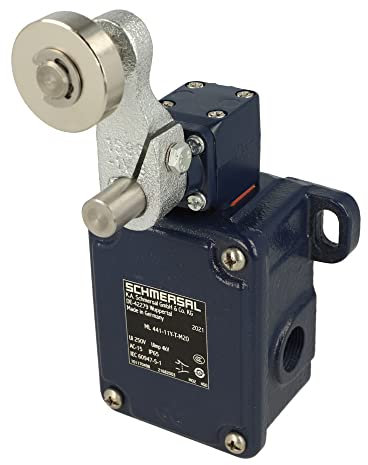 ML441-11YT-M20 | ML 441-11Y-T-M20 | 101170498 | SCHMERSAL LIMIT SWITCH, METAL, ROLLER LEVER, 1NO 1NC SNAP ACTION, M20, -40 TO 200 DEGREES C