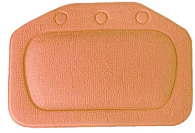 BRAVOLUNE Super Soft Non Slip Badewanne Kissen Spa Kopf-Kissen-Kissen Für Badezimmer Orange 1pc Bad Nackenkissen Badewanne Kissen