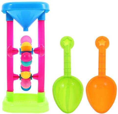 Alipis Wasserrad- Spielset Sandrad Strand Spielzeug Strand Sand Rad Strand Sanduhr Spielzeug Sitterting Outdoor Tool Kit für Sommerstrand Sandwasserfallspielzeug