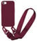 MBSLFY Case Compatible with iPhone 6/6S/7/8/iPhone SE 2022/SE 2020, Liquid Silicone Protective Phone Case with Strap Adjustable Neck Cord Necklace Soft Cover for iPhone 6/6S/7/8, Red