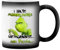 I hate morning people and mornings and people grinch Black Magic Tasse Mug