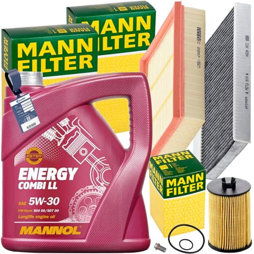 Inspektionspaket + 5L 5W-30 Öl passend für A Klasse W169 245