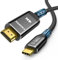 Highwings USB C to HDMI Cable 1m Black,4K@60Hz UHDThunderbolt 3 to HDMI Cable[Anti-Interference][Gold-Plated] Compatible for iPhone 16/15 Pro, for MacBook Pro/Air, for Surface, for Galaxy S10/S9 etc