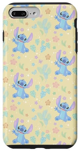 iPhone 7 Plus/8 Plus Disney Stitch Spring Easter Tropical Flowers and Butterflies Case