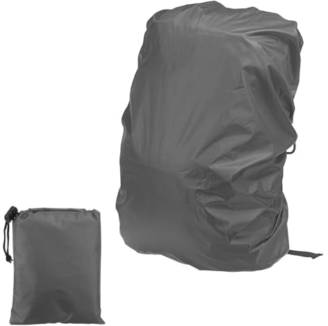 PATIKIL Regenschutz für Rucksack wasserdichte Regenhülle Regenschutz Schulranzen mit Rutschfester Kreuz und Zugbeutel für Wandern